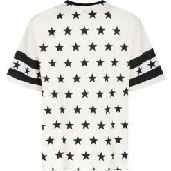 Balmain - Star T-Shirt - Beige Black - Balmain Exclusive Luxury Collection - Avvenice