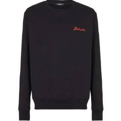 Balmain - Sweatshirt - Black Red - Balmain Exclusive Luxury Collection - Avvenice