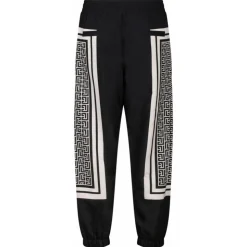 Balmain - Track Pants - Black Beige - Balmain Exclusive Luxury Collection - Avvenice
