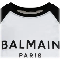 Balmain - T-Shirt - Black White - Balmain Exclusive Luxury Collection - Avvenice