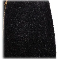 Balmain - Tweed Mini Skirt - Black - Balmain Exclusive Luxury Collection - Avvenice