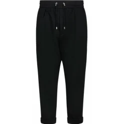Balmain - Virgin Wool Track Pants - Black - Balmain Exclusive Luxury Collection - Avvenice