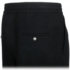 Balmain - Virgin Wool Track Pants - Black - Balmain Exclusive Luxury Collection - Avvenice