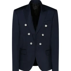 Balmain - Wool Blazer Jacket - Navy Blue - Balmain Exclusive Luxury Collection - Avvenice