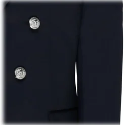Balmain - Wool Blazer Jacket - Navy Blue - Balmain Exclusive Luxury Collection - Avvenice