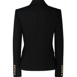 Balmain - Wool Double Breasted Blazer - Black - Balmain Exclusive Luxury Collection - Avvenice