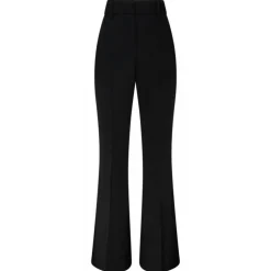 Balmain - Wool Flared Trousers - Black - Balmain Exclusive Luxury Collection - Avvenice