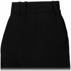 Balmain - Wool Flared Trousers - Black - Balmain Exclusive Luxury Collection - Avvenice