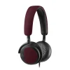 Bang & Olufsen - B&O Play - Beoplay H2 - Deep Red - Flexible On-Ear Corded Headphone with Microphone and Remote Control - Avvenice