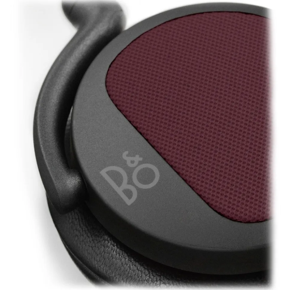 Bang & Olufsen - B&O Play - Beoplay H2 - Deep Red - Flexible On-Ear Corded Headphone with Microphone and Remote Control - Avvenice