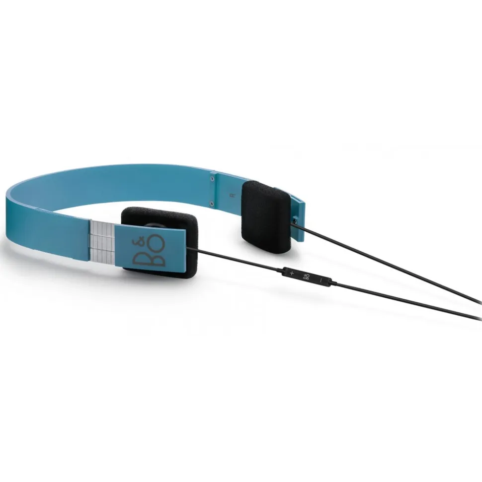 Bang & Olufsen - B&O Play - Form 2i - Blue - Lightweight and Ergonomic Retro Chic Designed Headphone - Avvenice