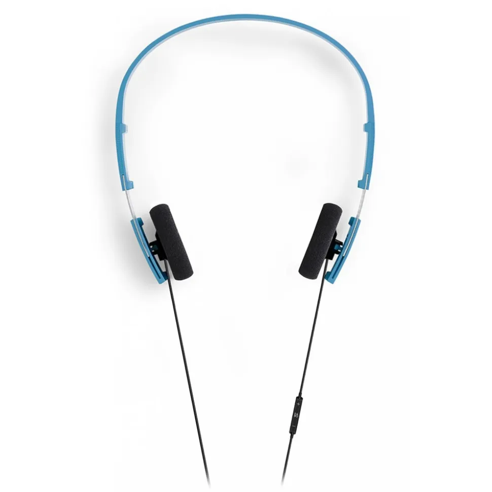 Bang & Olufsen - B&O Play - Form 2i - Blue - Lightweight and Ergonomic Retro Chic Designed Headphone - Avvenice
