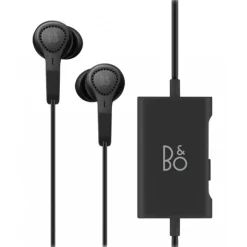 Bang & Olufsen - B&O Play - Beoplay E4 - Black - Premium Earphones with Hybrid Active Noise Cancellation and Transparency Mode - Avvenice