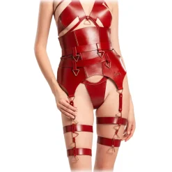 Belarex - Athens Corset - Dark Red - Corset - Lingerie - Luxury Exclusive Collection - Avvenice