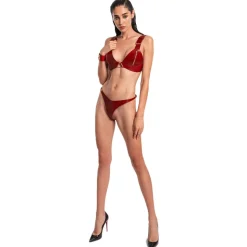Belarex - Rome Thong - Dark Red - Thong - Lingerie - Luxury Exclusive Collection - Avvenice