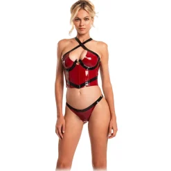 Belarex - Tokyo Bustier - Dark Red - Bustier - Lingerie - Luxury Exclusive Collection - Avvenice