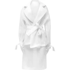 Belarex - Venice Midi Skirt - White - Skirt - Lingerie - Luxury Exclusive Collection - Avvenice