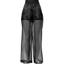 Belarex - Venice Palazzo Trousers - Black - Trousers - Lingerie - Luxury Exclusive Collection - Avvenice