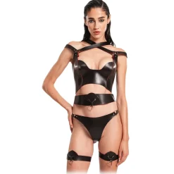 Belarex - Zurich Belt - Black - Suspender Belt - Lingerie - Luxury Exclusive Collection - Avvenice