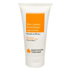 Biofficina Toscana - Fresh Citrus Deodorant Cream - Body Line - Organic Vegan Cosmetics - Avvenice