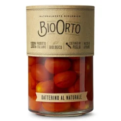 BioOrto - Medium Mixed Organic Kit - Blend Peranzana Ogliarola Bio Olive Oil - Bio Datterino Tomatoes "Al Naturale" - Organic - Avvenice