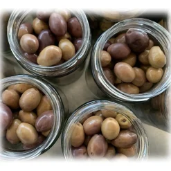 BioOrto - Natural Organic Peranzana Olives - Organic Preserved Foods - 350 g - Avvenice