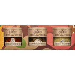 BioOrto - Organic Appetizer Trio - Organic Preserved Foods - Avvenice
