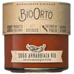 BioOrto - Organic Arrabbiata Sauce - Organic Preserved Foods - 185 g - Avvenice