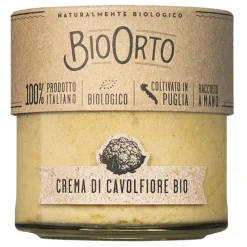 BioOrto - Organic Cauliflower Cream - Organic Preserved Foods - 180 g - Avvenice