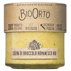 BioOrto - Organic Romanesco Broccoli Cream - Organic Preserved Foods - 180 g - Avvenice