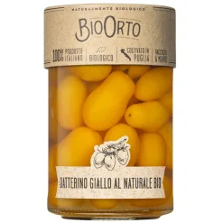 BioOrto - Organic Yellow Datterino Tomatoes - Organic Preserved Foods - 360 g - Avvenice
