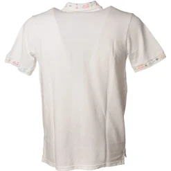 BoB Company - Polo Shirt with Embroidery Detail - White - T-Shirt - Made in Italy - Luxury Exclusive Collection - Avvenice