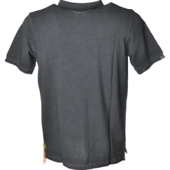 BoB Company - Short Sleeve Polo Shirt with Bead Embroideries - Blue - T-Shirt - Made in Italy - Luxury Exclusive Collection - Avvenice