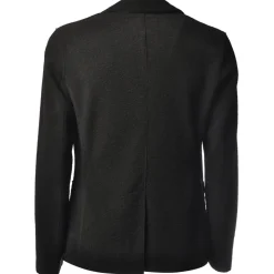 BoB Company - Single-Breasted Jacket with Raw Cut and Two Buttons - Black - Jacket - Made in Italy - Luxury Exclusive Collection - Avvenice