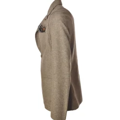 BoB Company - Single-Breasted Jacket in Technical Fabric - Taupe - Jacket - Made in Italy - Luxury Exclusive Collection - Avvenice