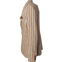 BoB Company - Single-Breasted Jacket in Striped Pattern - Multicolor - Jacket - Made in Italy - Luxury Exclusive Collection - Avvenice