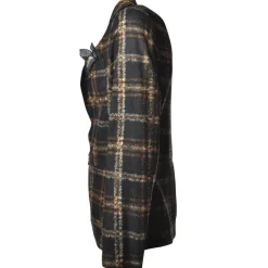 BoB Company - Single-Breasted Jacket in Check Pattern - Blue/Orange - Jacket - Made in Italy - Luxury Exclusive Collection - Avvenice