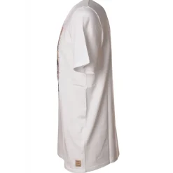 BoB Company - T-Shirt with Multicolor Print and Patches - White - T-Shirt - Made in Italy - Luxury Exclusive Collection - Avvenice