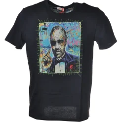 BoB Company - T-Shirt with Multicolor Print and Patches - Blue - T-Shirt - Made in Italy - Luxury Exclusive Collection - Avvenice