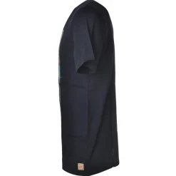 BoB Company - T-Shirt with Multicolor Print and Patches - Blue - T-Shirt - Made in Italy - Luxury Exclusive Collection - Avvenice