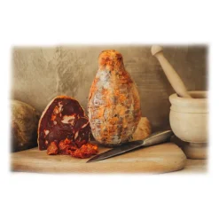 Bontà di Fiore - Ventricina del Vastese - Quarter - Presidio Slow Food - 300 g - Avvenice