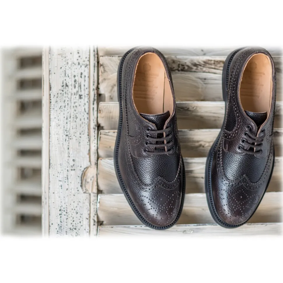 Bottega Senatore - Benedetto - Derby - Italian Handmade Man Shoes - High Quality Leather Shoes - Avvenice