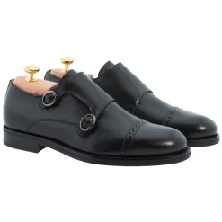 Bottega Senatore - Daulo - Double Monk Straps - Italian Handmade Man Shoes - High Quality Leather Shoes - Avvenice