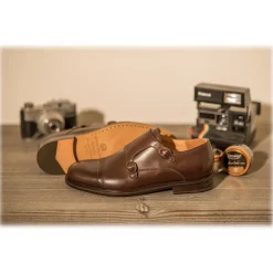 Bottega Senatore - Druso - Double Monk Straps - Italian Handmade Man Shoes - High Quality Leather Shoes - Avvenice