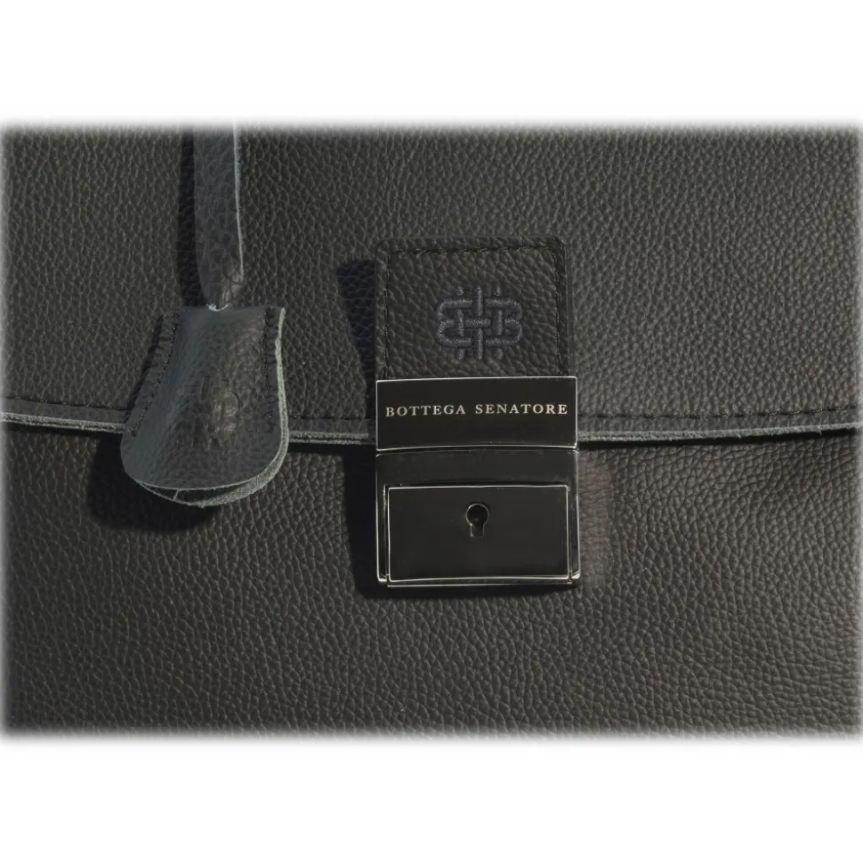 Bottega Senatore - Romano - Italian Artisan Brief Case - High Quality Leather Bag - Avvenice