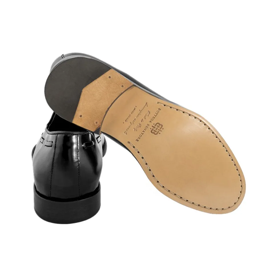 Bottega Senatore - Vanio - Mocassino - Black - Italian Handmade Man Shoes - High Quality Leather Shoes - Avvenice