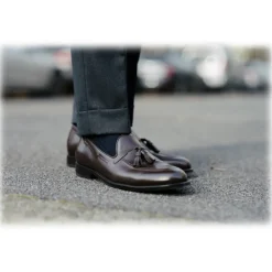 Bottega Senatore - Vittorio - Mocassino - Brown - Italian Handmade Man Shoes - High Quality Leather Shoes - Avvenice