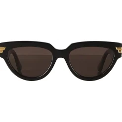 Bottega Veneta - Acetate Cat-Eye Sunglasses - Dark Havana Brown - Sunglasses - Bottega Veneta Eyewear - Avvenice