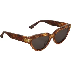 Bottega Veneta - Acetate Cat-Eye Sunglasses - Radica Grey - Sunglasses - Bottega Veneta Eyewear - Avvenice