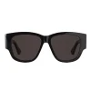 Bottega Veneta - Acetate D Design Sunglasses - Black Grey - Sunglasses - Bottega Veneta Eyewear - Avvenice